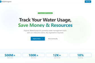 Track Your Water Usage