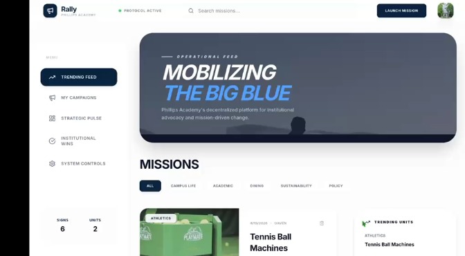 Rally - Mobilizing the Big Blue – screenshot 1