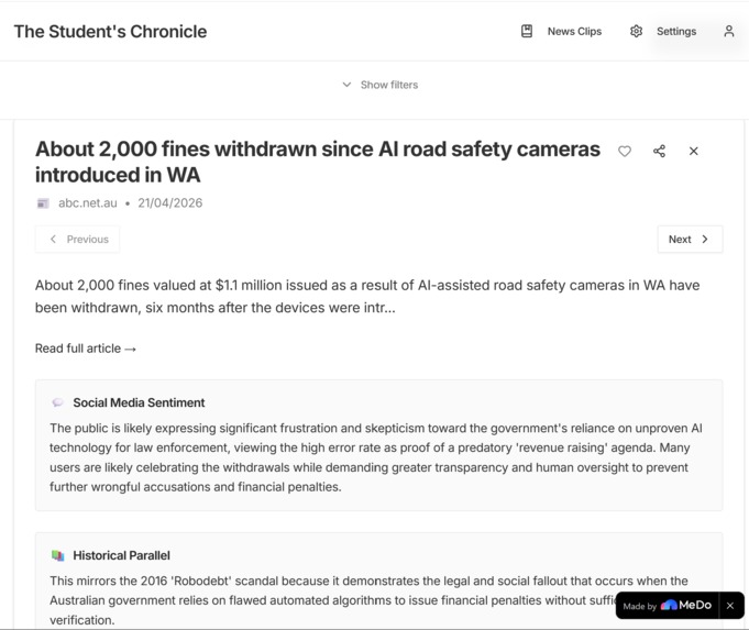 The Student's Chronicle – screenshot 6