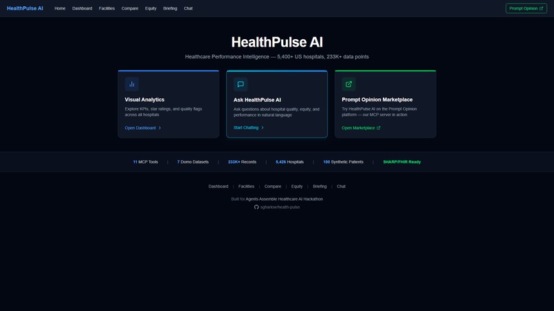HealthPulse AI MCP Server – screenshot 2
