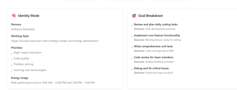 Prompt OS – AI Productivity Dashboard – screenshot 2