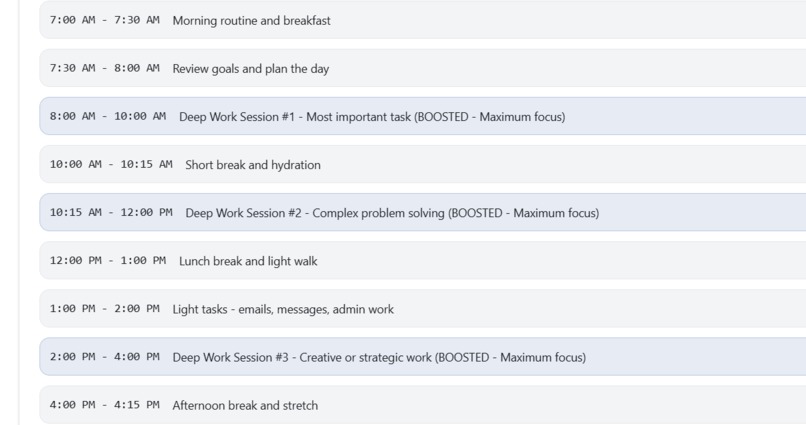 Prompt OS – AI Productivity Dashboard – screenshot 3