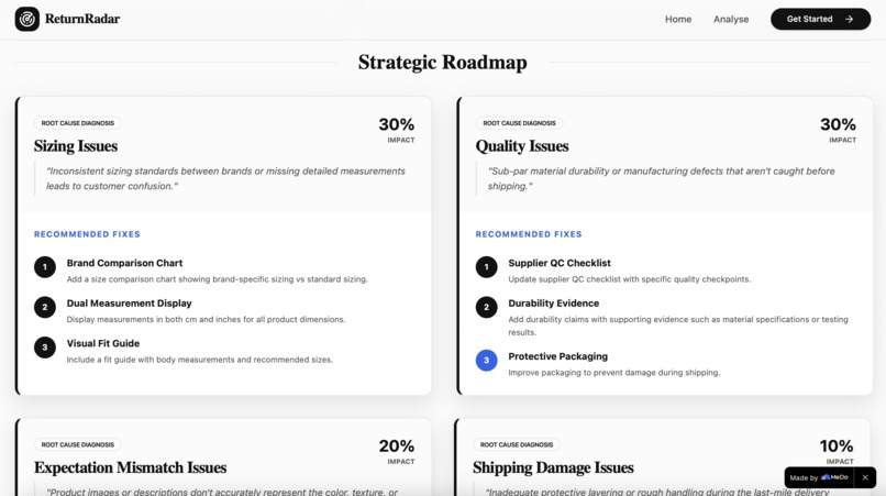 ReturnRadar – screenshot 5