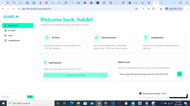 SONED AI – screenshot 2