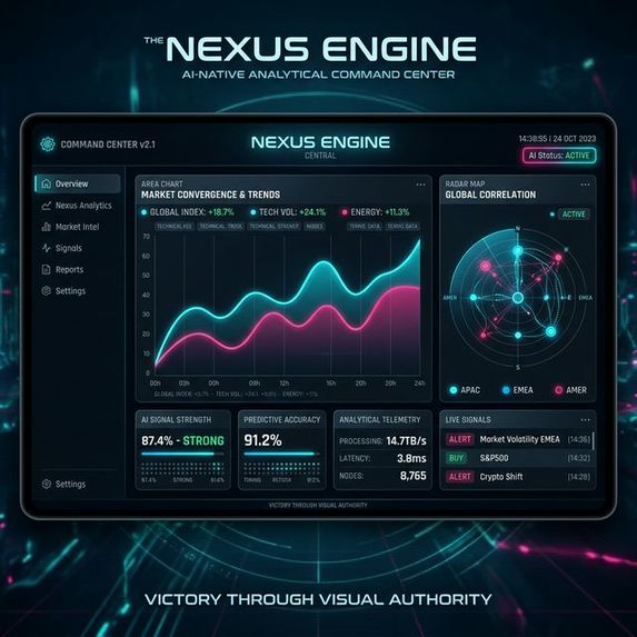 The Nexus Engine: AI-Native Market Divergence HUD – screenshot 1