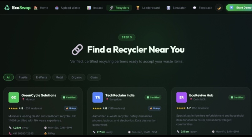 EcoSwap — Turning Waste Into Impact – screenshot 4