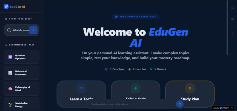 EduGen AI – screenshot 1