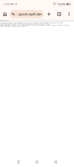 Sentiment Leaderboard: Multi-Ticker News API – screenshot 1