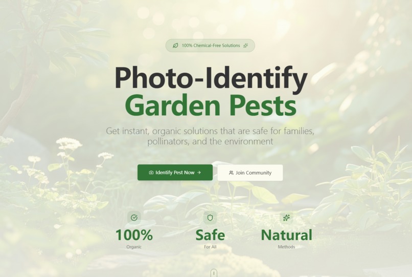 PhotoIdentifyGarden Pests – screenshot 1