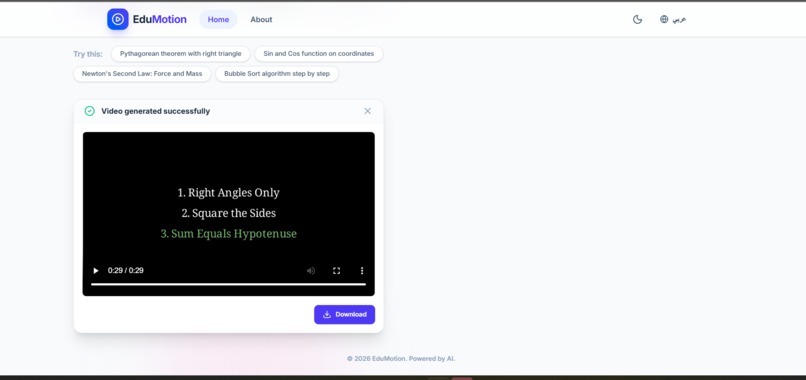 EduMotion AI – screenshot 1