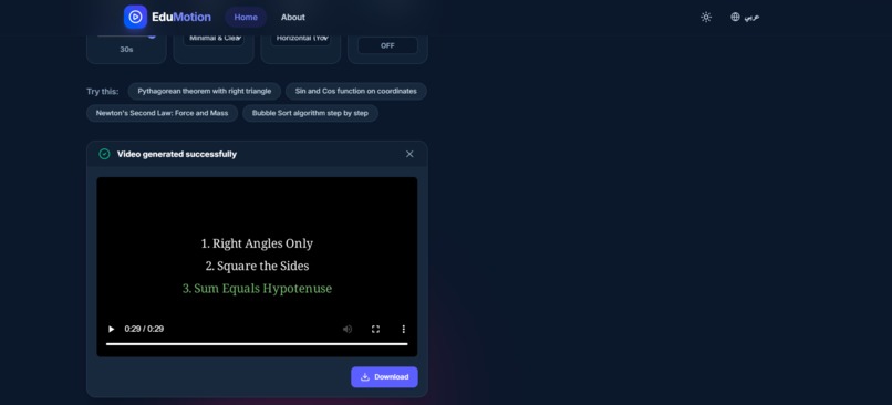 EduMotion AI – screenshot 2