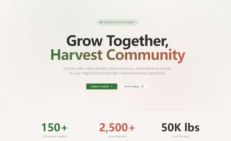 Harvest Community – screenshot 1