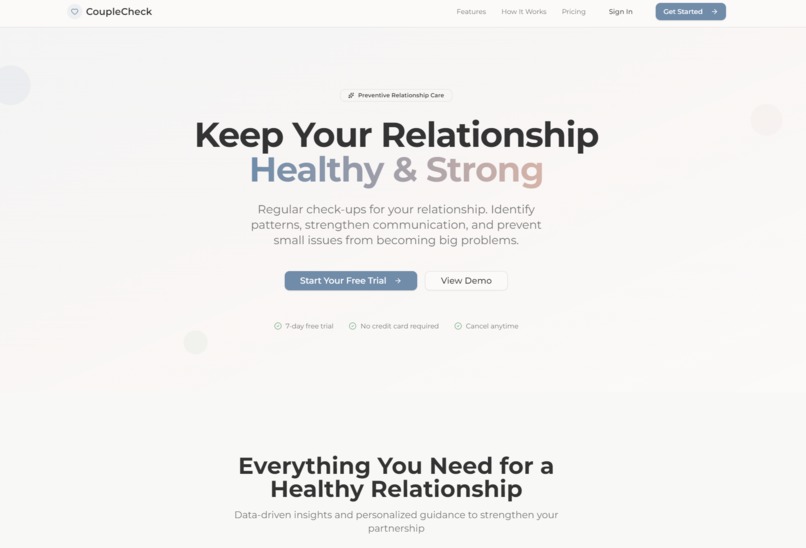 CoupleCheck – screenshot 1