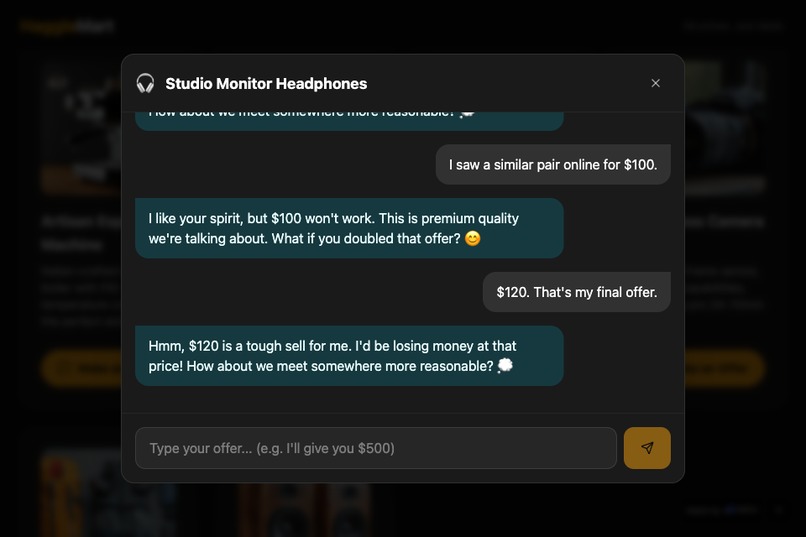 HaggleMart — AI-Negotiated E-Commerce – screenshot 5