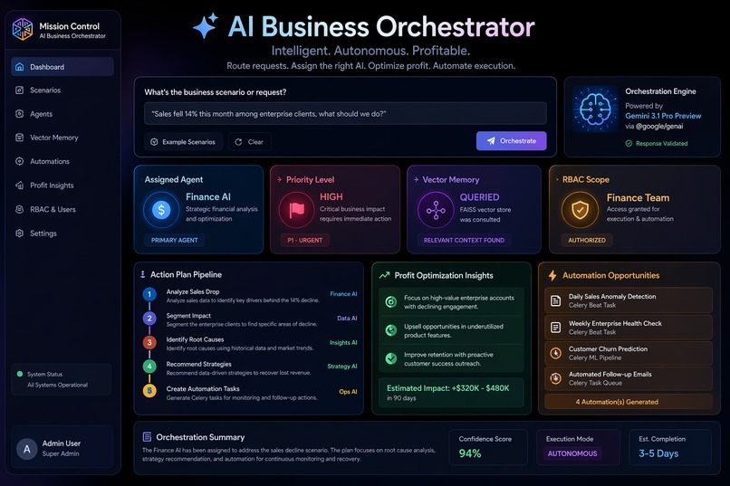AI-Business-Orchestrator – screenshot 1