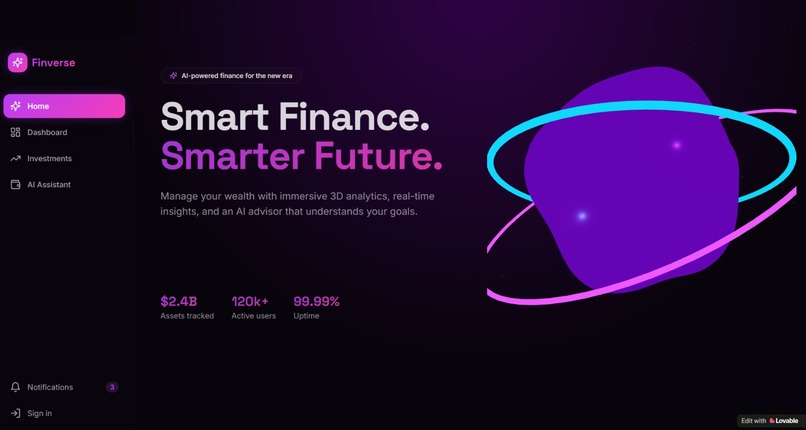 FINVERSE – screenshot 1