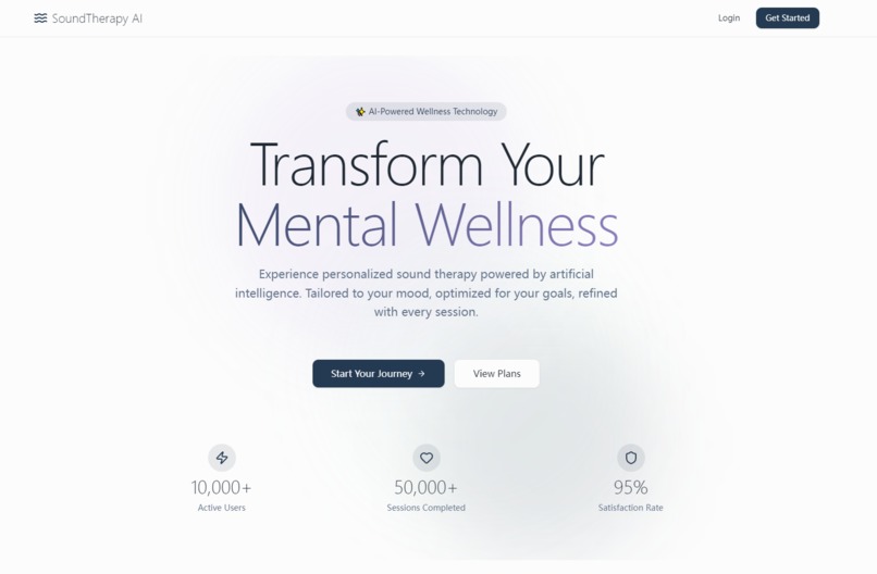 SoundTherapy AI – screenshot 1