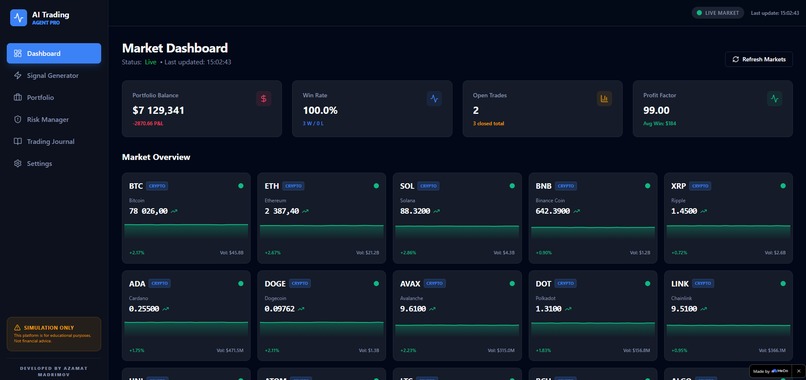AI Trading Agent Pro – screenshot 2