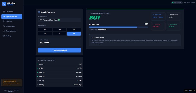 AI Trading Agent Pro – screenshot 3