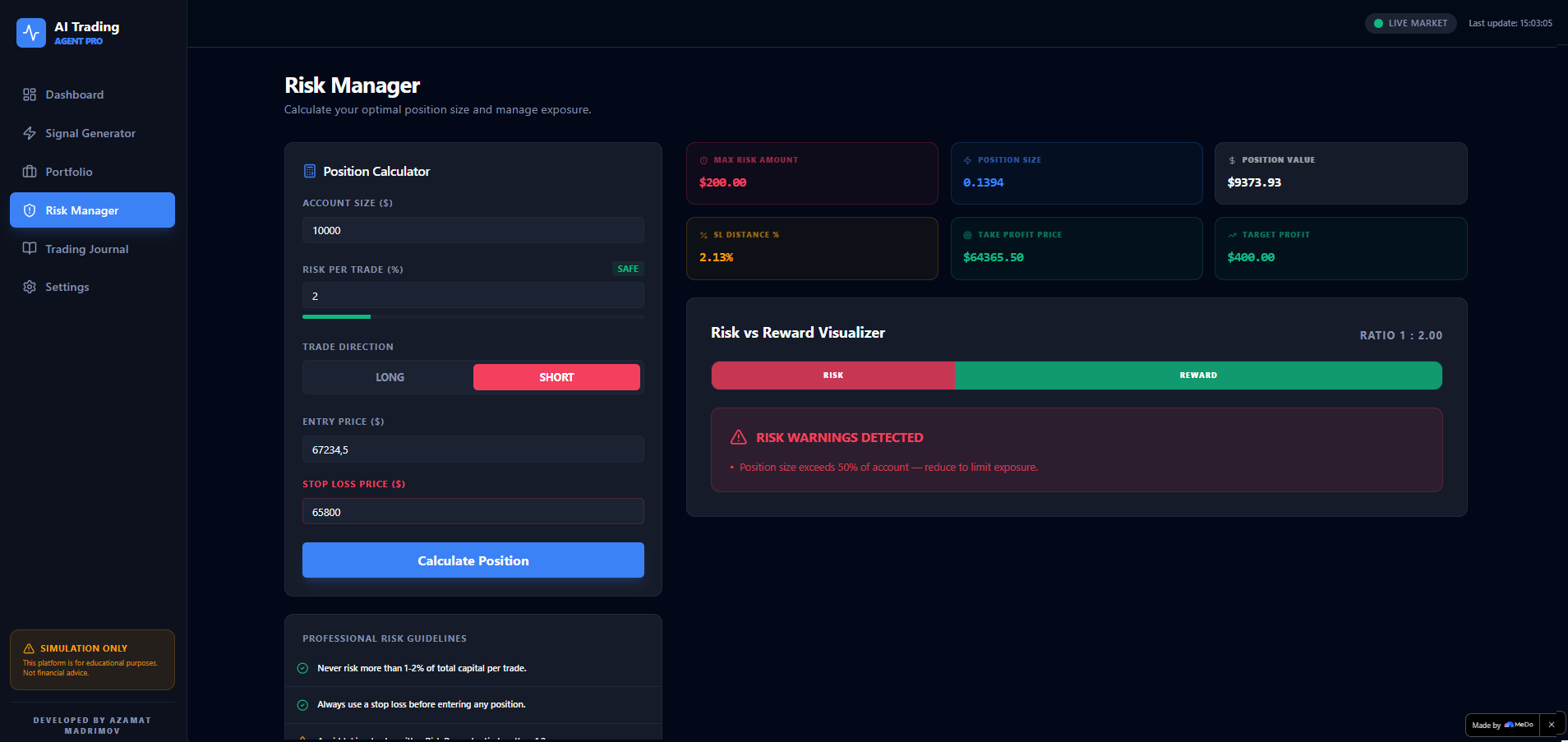 AI Trading Agent Pro | Devpost