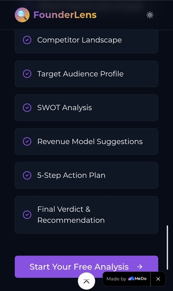 FounderLens – screenshot 5