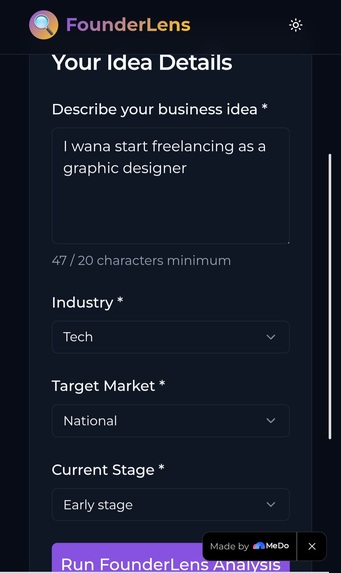 FounderLens – screenshot 6