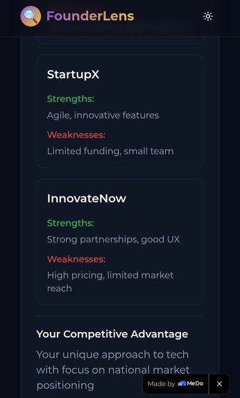 FounderLens – screenshot 10
