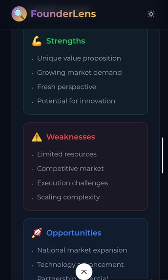 FounderLens – screenshot 12