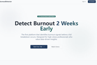 Detect Burnout 2 Weeks Early
