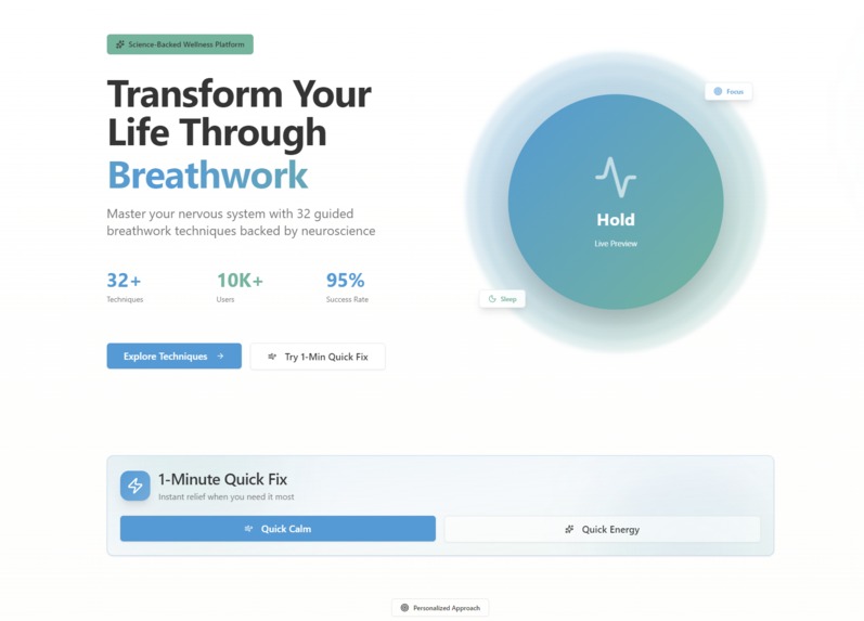 Breathwork Coach – screenshot 1