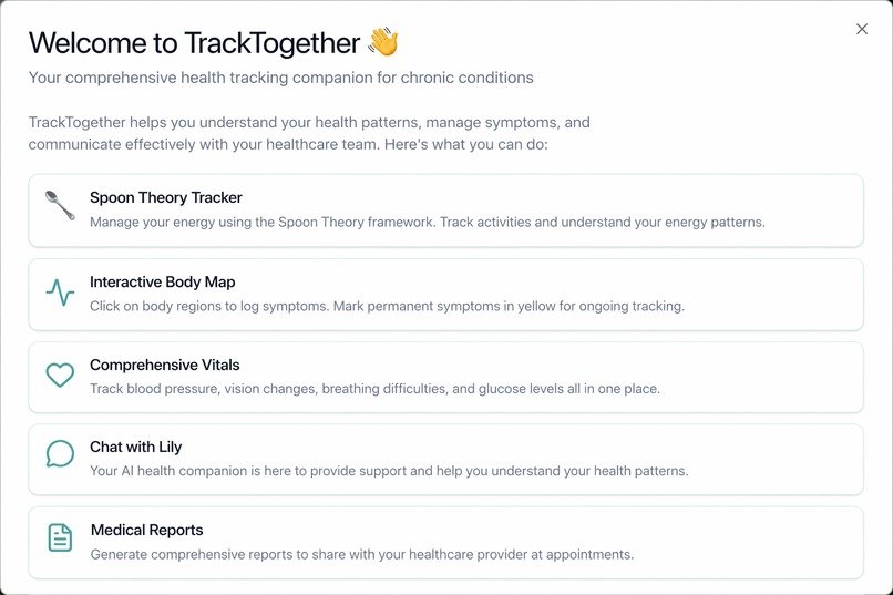 TrackTogether – screenshot 1