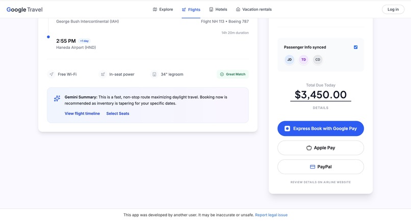 Google Flights – screenshot 6