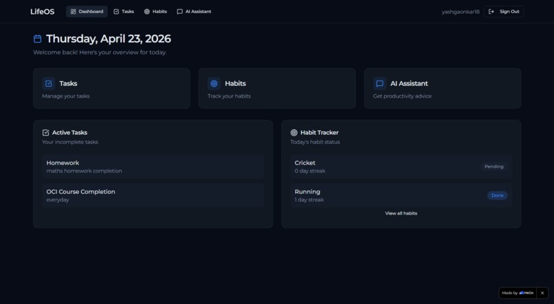 LifeOS – Your Personal AI Operating System – screenshot 4