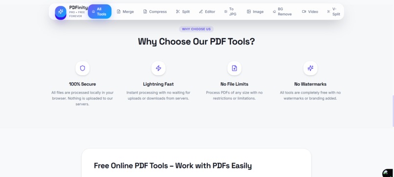 PDFInity – screenshot 2