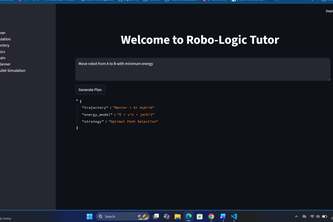 Robo-Logic Interactive Tutor