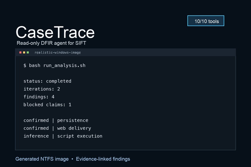 CaseTrace – screenshot 1