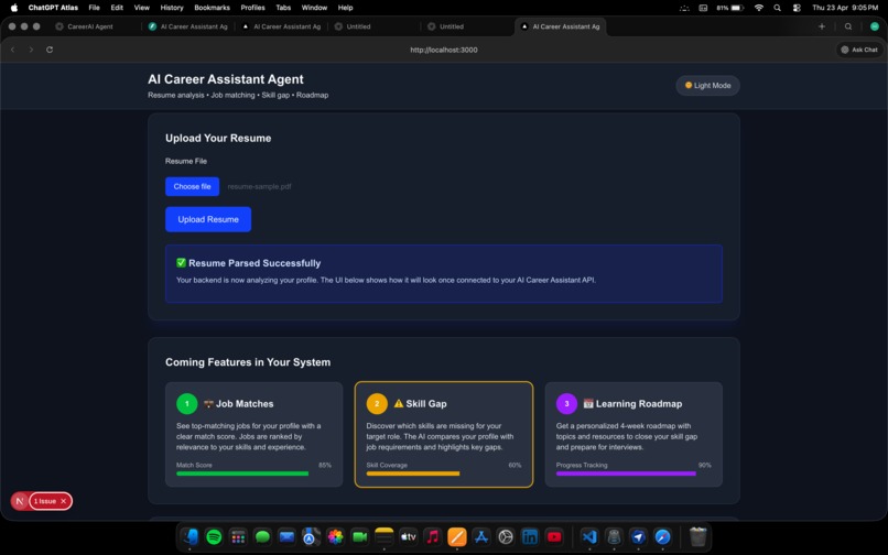 AI Career Assistant Agent – screenshot 1