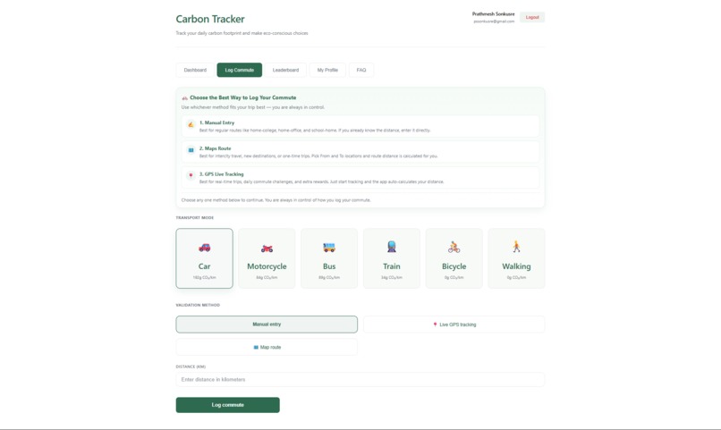 Carbon Tracker – screenshot 3