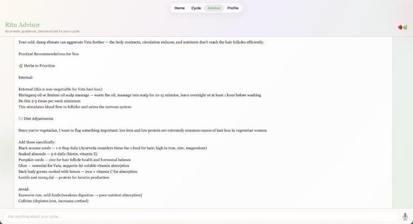 Women's Health Application - RITU – screenshot 13