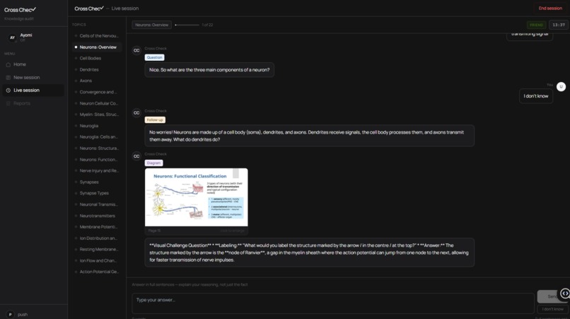 crosscheck – screenshot 1