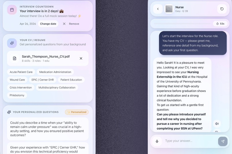 interview AI – screenshot 2