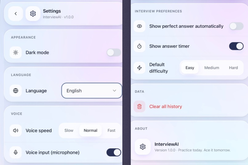 interview AI – screenshot 3