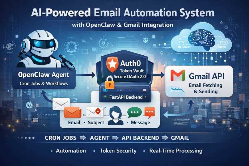 AI-Powered Email Automation Agent with OpenClaw & Gmail  – screenshot 1