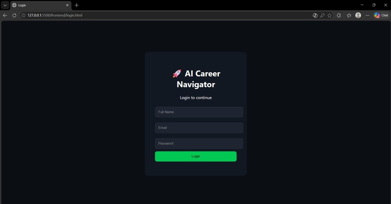 AI Career Navigator – screenshot 1