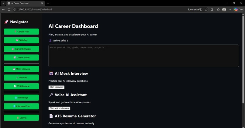 AI Career Navigator – screenshot 2