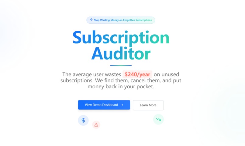 SubscriptionAuditor – screenshot 1