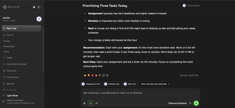 Decido: The AI Decision Copilot – screenshot 3