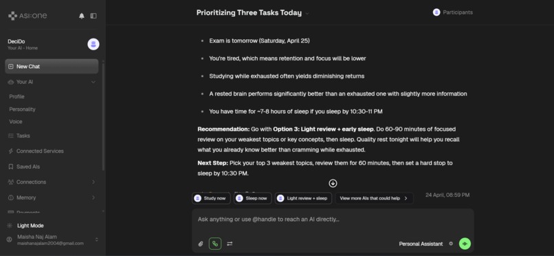Decido: The AI Decision Copilot – screenshot 5
