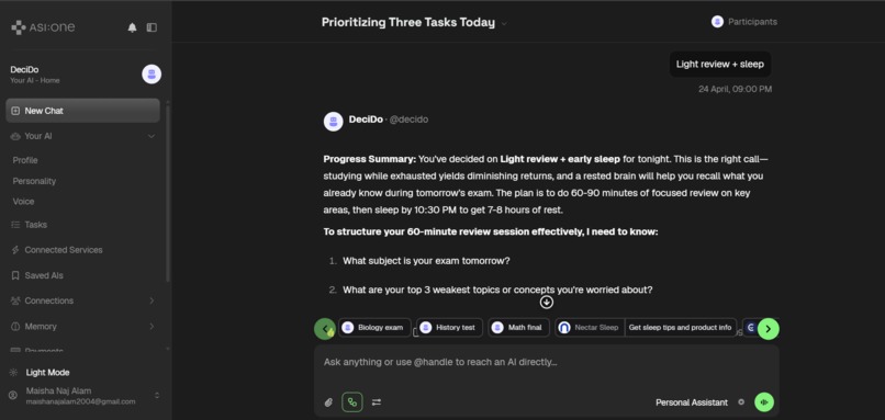 Decido: The AI Decision Copilot – screenshot 6