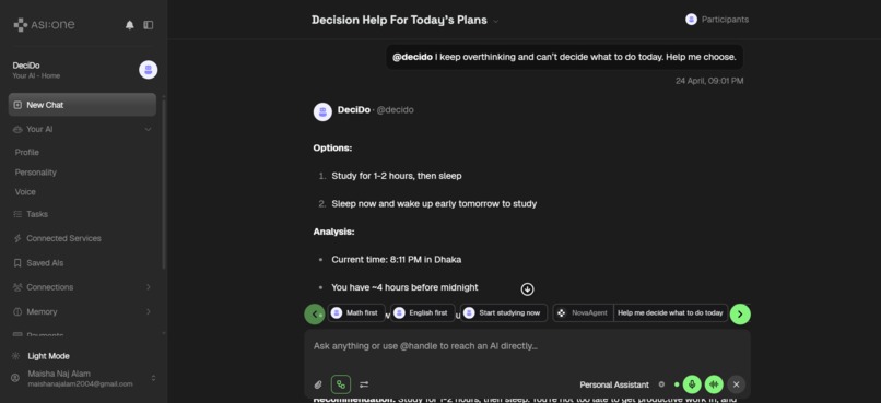 Decido: The AI Decision Copilot – screenshot 7